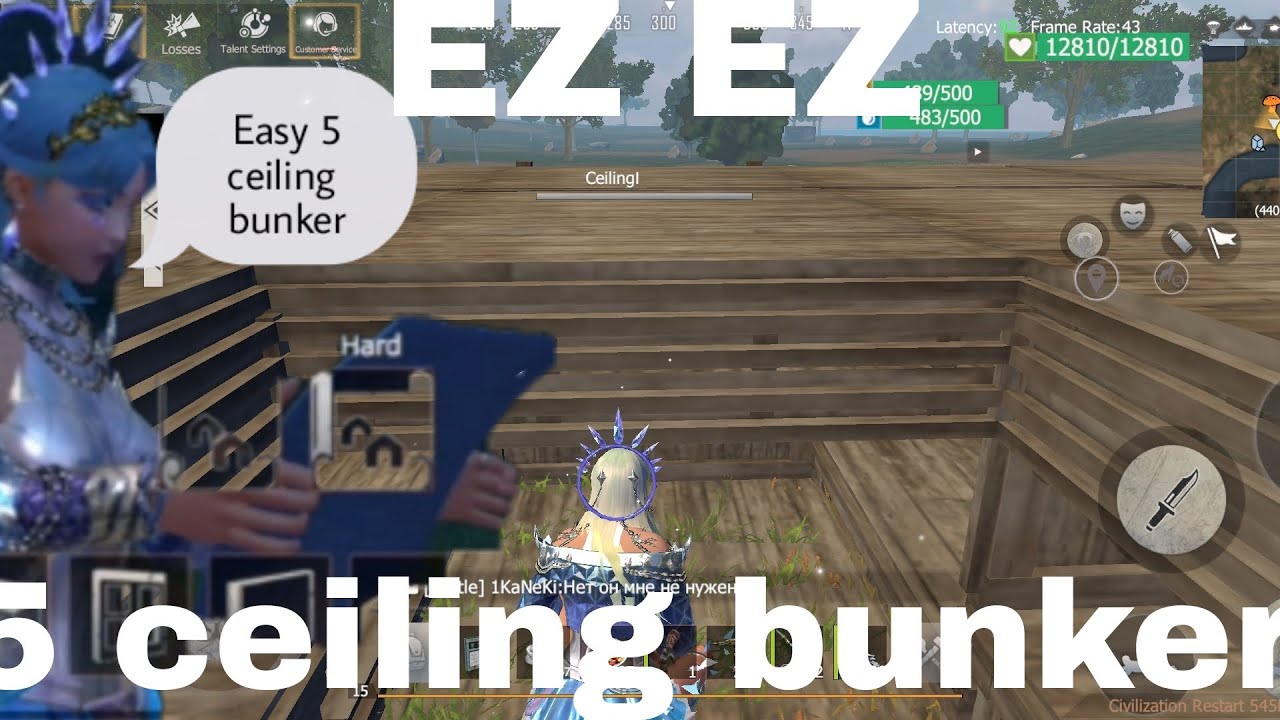 How to build 5 ceiling bunker | Last Island Of Survival | Last Day Rules Survival #lios #viral