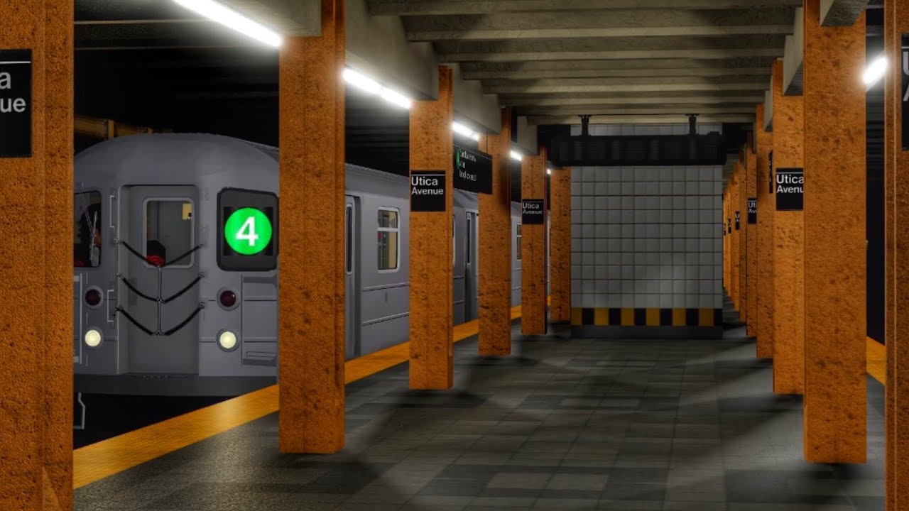 IRT Eastern Pkwy. Lines (IRT Subway | Mainline) | ③ Lcl & ④ Exp Trains at Crown Heights | Roblox