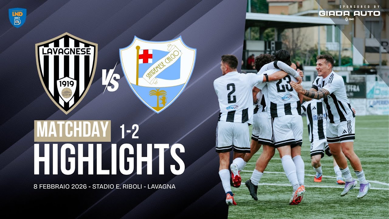 HIGHLIGHTS LAVAGNESE vs SANREMESE 1-2 HIGHLIGHTS | 08/02/2026