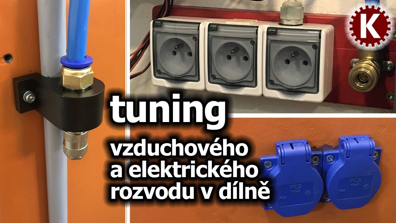 TUNING elektrického a vzduchového rozvodu v dílně