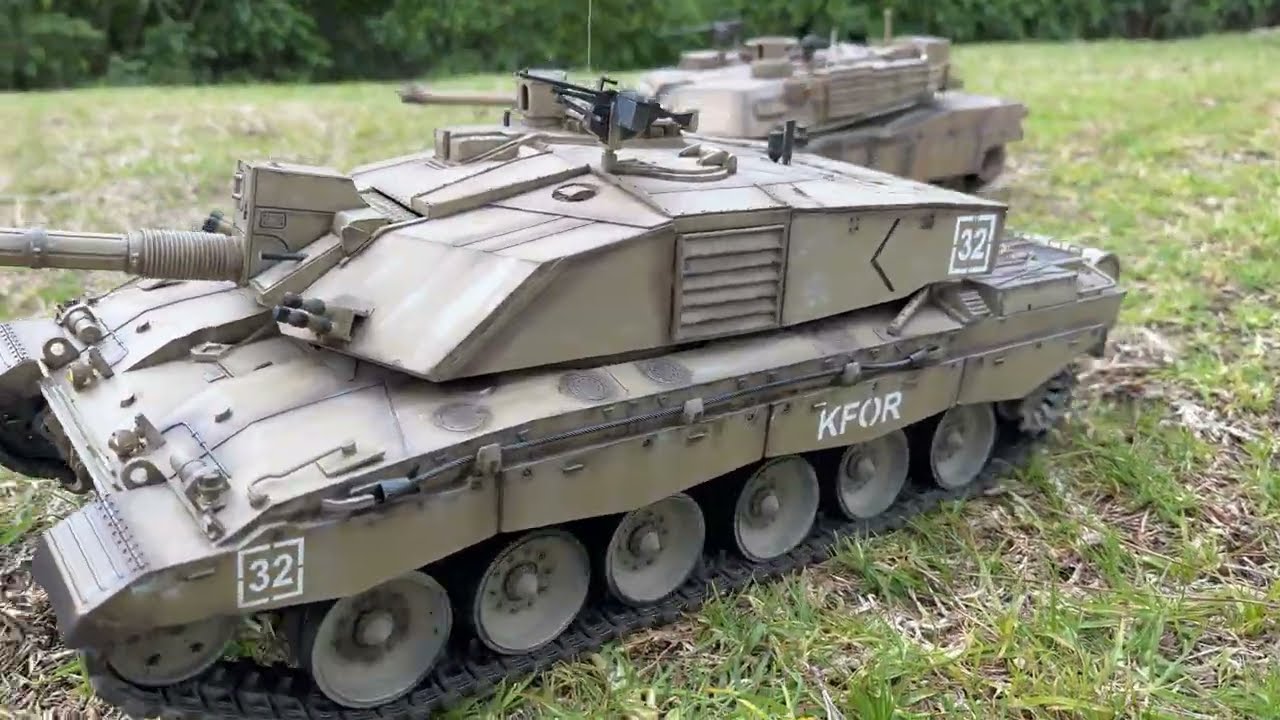 HENGLONG 1/16 RC BRITISH CHALLENGER 2 - TEST RUN 2