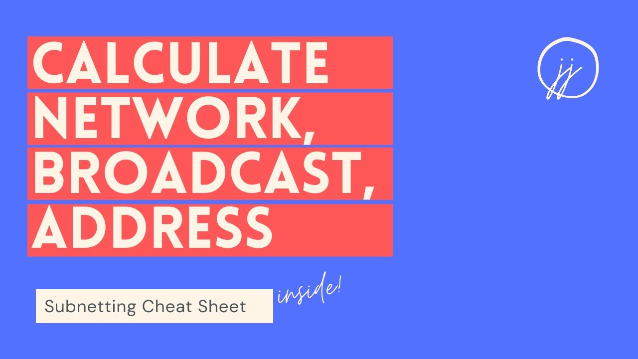 Calculate Network Address | Subnetting CIDR, Broadcast, First, Last, Fast