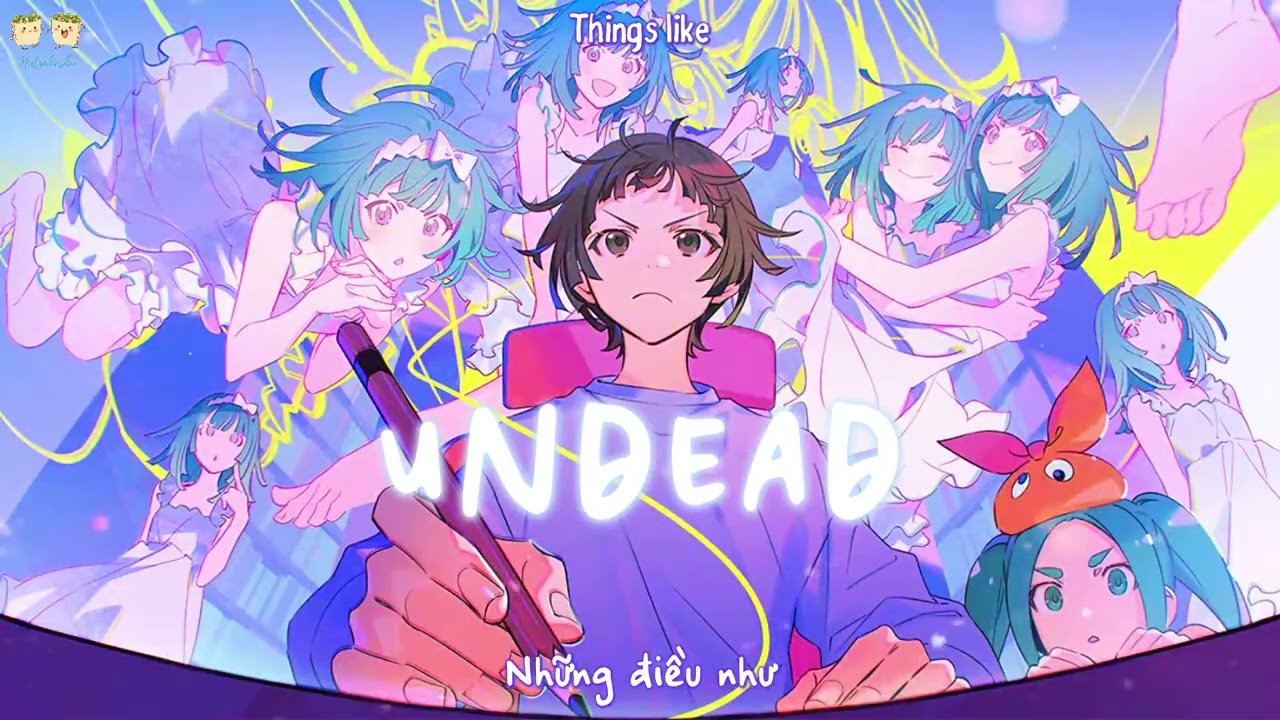 UNDEAD - YOASOBI | Monogatari Series: Off & Monster Season ED | Vietsub - Engsub