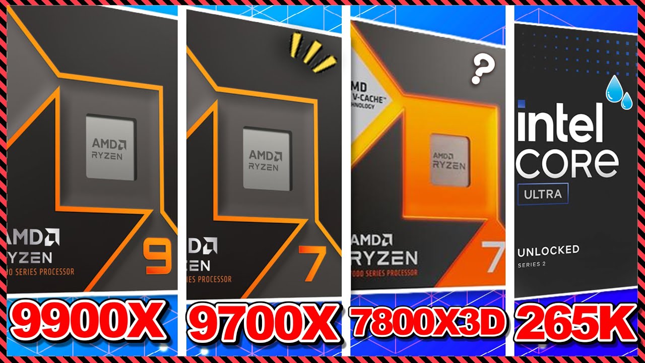 【自作PC】5万円前後CPUコスパ最強決定戦！9900Xはゴ○なのか？9700Xや265K、7800X3Dとプチ対決してみた結果...