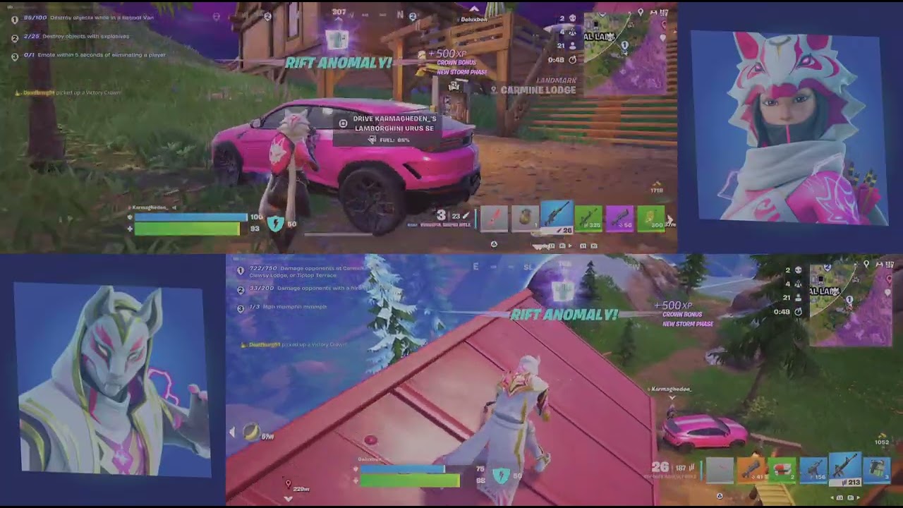 Zero Build Victory Royale w/Drift Skins 🦊🩷 (Fortnite)