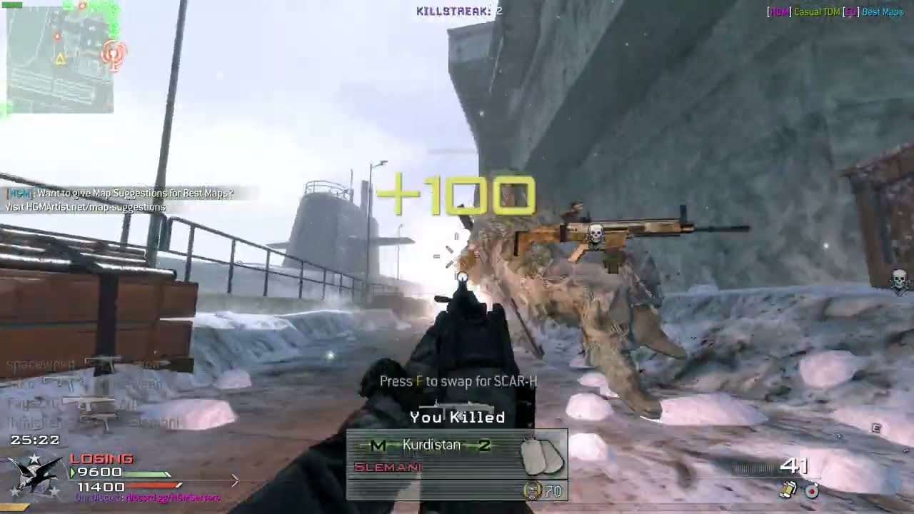 Call of Duty Modern Warfare 2 (2009) multiplayer gameplay [PC][IW4x]