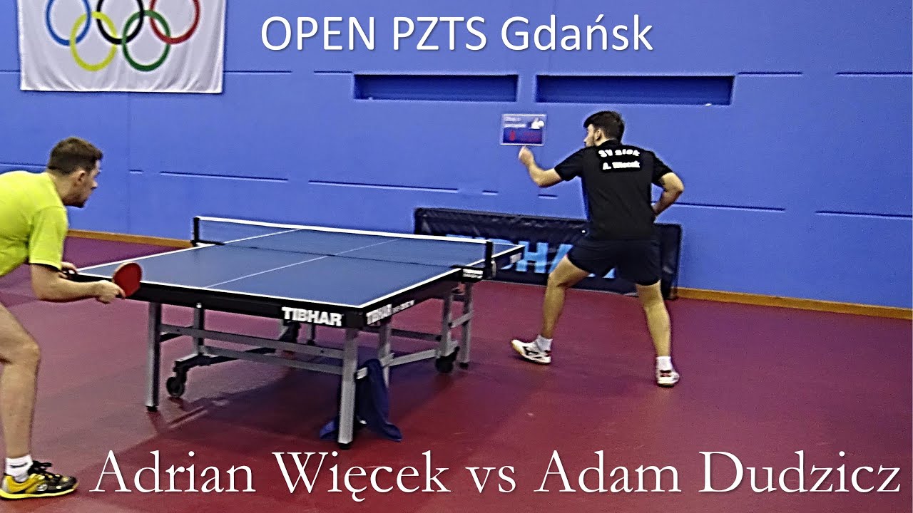 Adrian Więcek vs Adam Dudzicz | Fianal OPEN PZTS Gdansk | #tabletennis