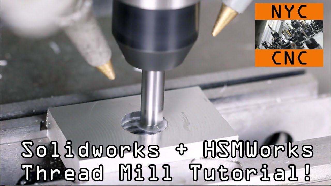 HSMWorks: Учебное пособие по фрезерованию резьбы!