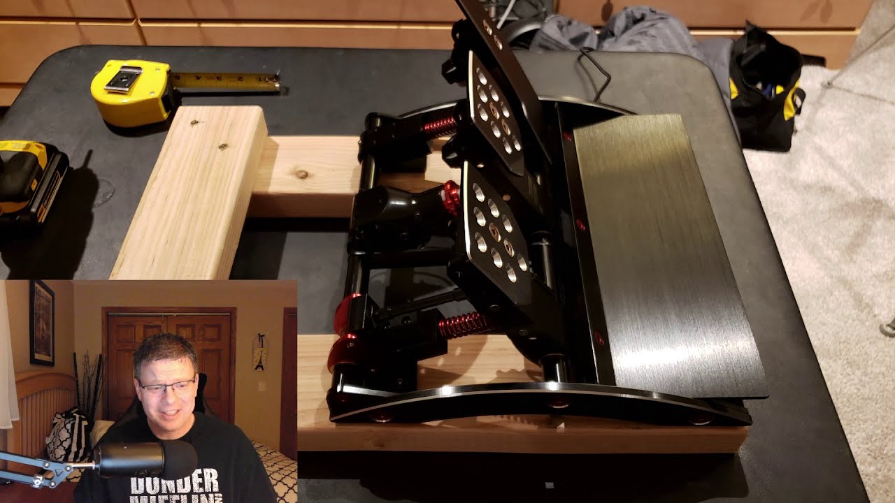 Fanatec ClubSport v3 Pedals - Unboxing - DIY Mounting Frame For Less Than $10