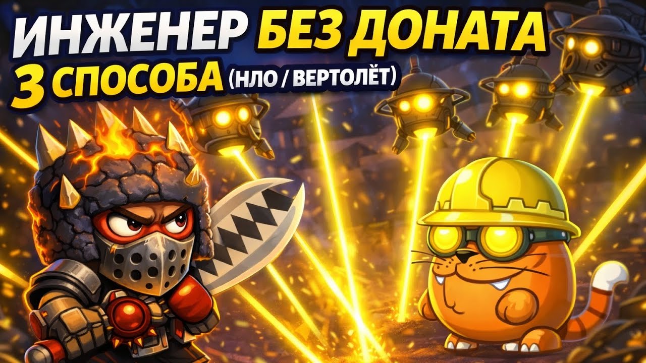 🔥 Инженер БЕЗ ДОНАТА — 3 способа прохождения (НЛО / Вертолёт)