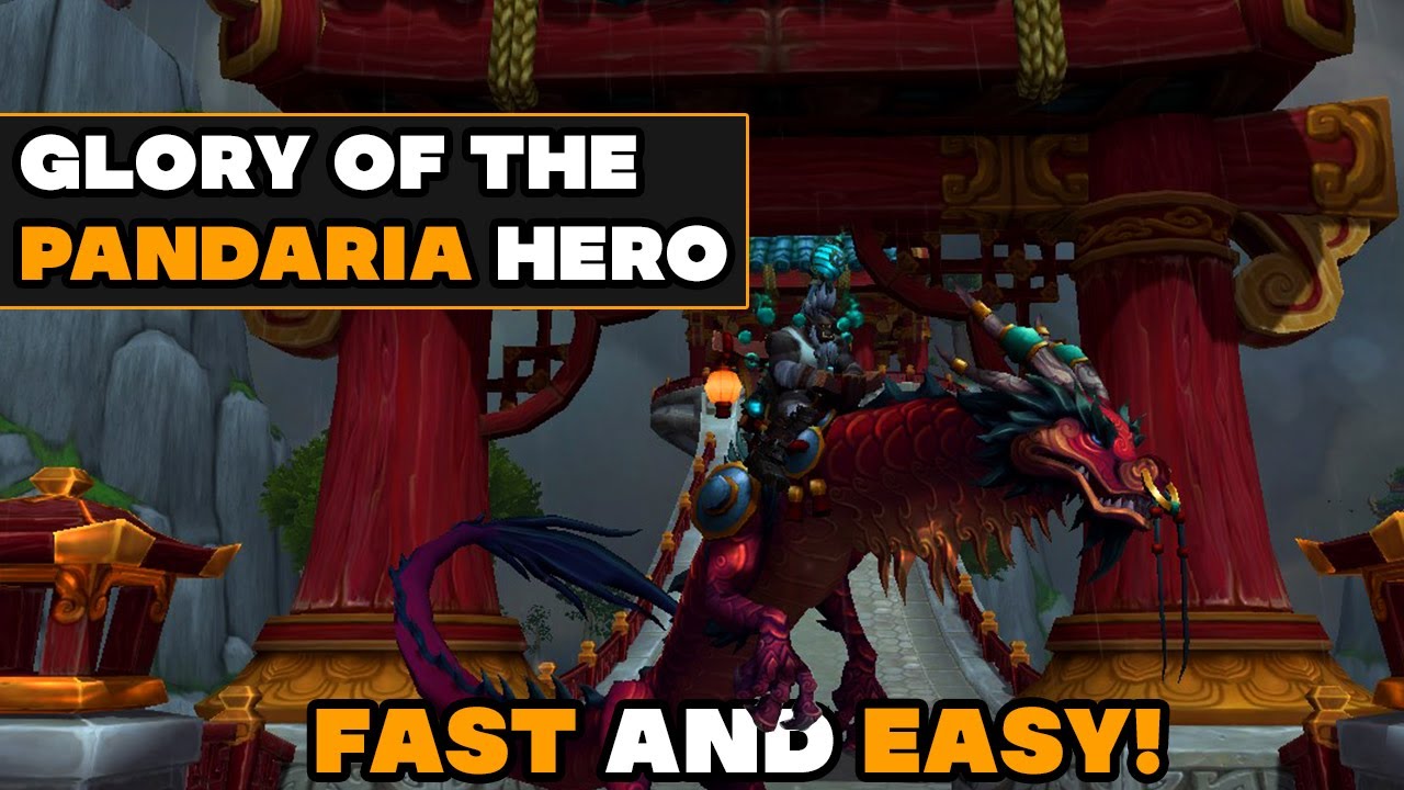 Glory of the Pandaria Hero Solo Fast and Easy! | Reigns of The Crimson Cloud Serpent