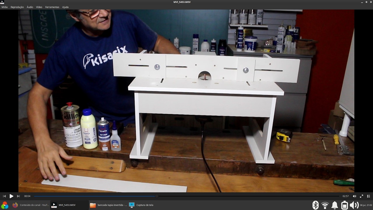 Como fazer a melhor tupia invertida VÍDEO AULA GRATIS! #ferramentas #diy #dicas #tupia #brasil