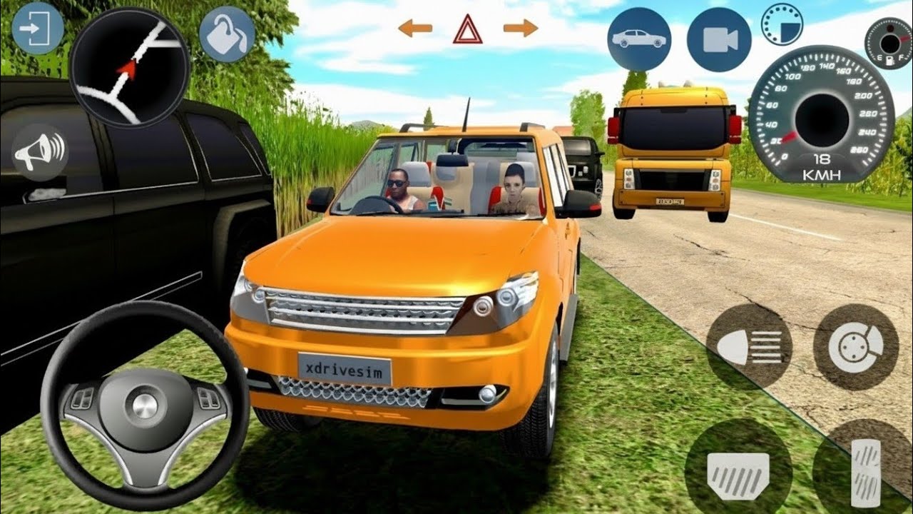 Indian Cars Simulator 2026 - Orange SUV Driving on Realistic Indian Village Highway 🛣️🇮🇳