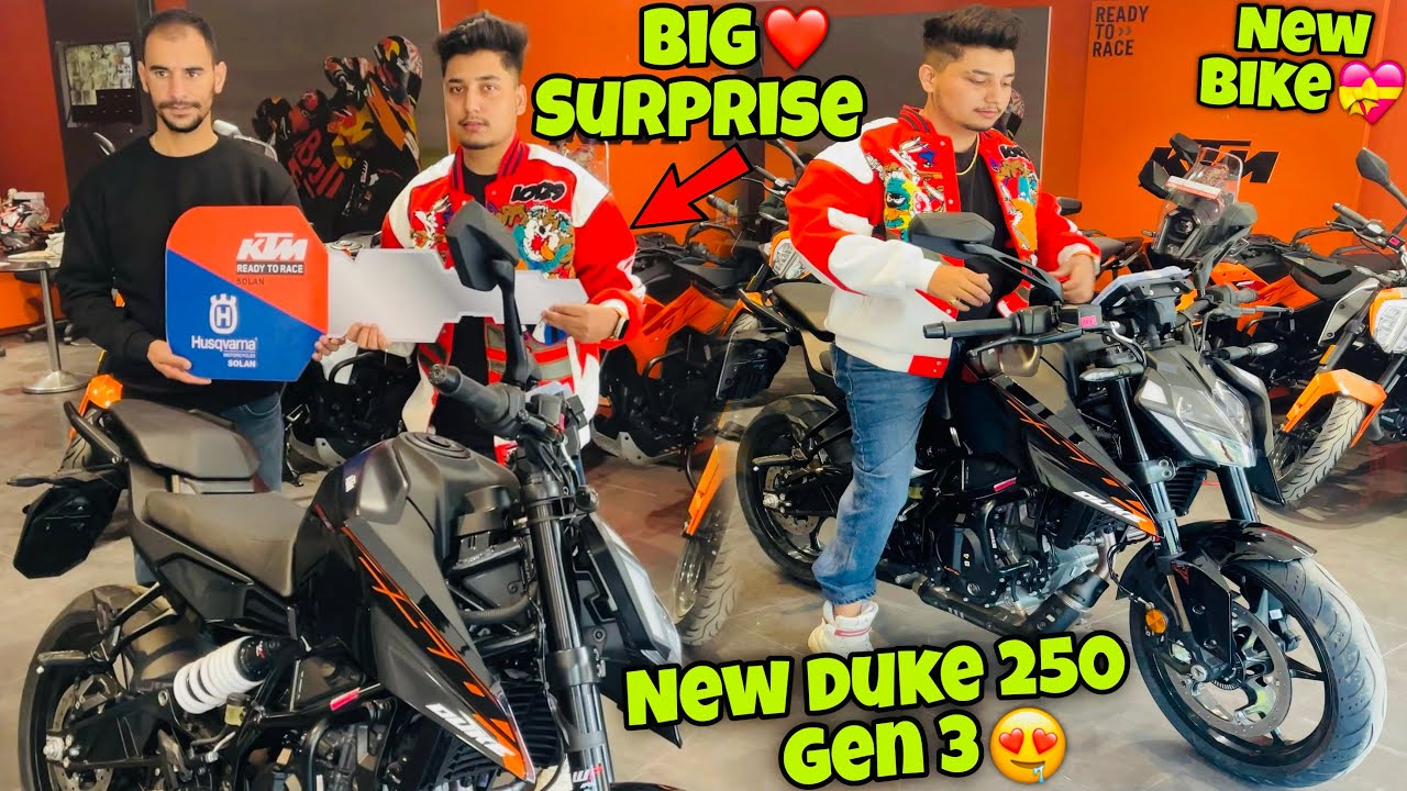 Finally Taking Delivery of New KTM DUKE250 GEN 3 Full Z-Black😍🚀 | Big Surprise💝 im Back😎