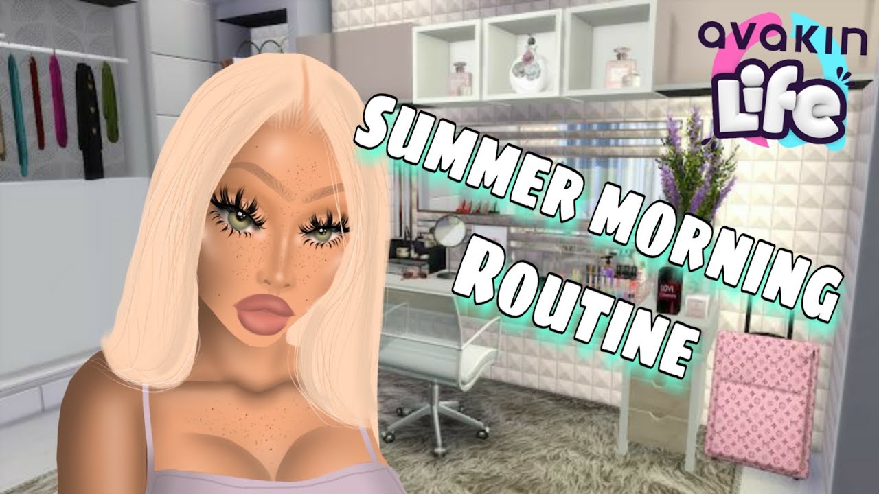 SUMMER MORNING ROUTINE 🌼 (Avakin Life) #avakin #avakinlife