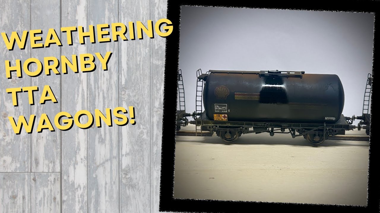 Weathering Hornby TTA Wagons in OO Gauge for the Rail200 Challenge!