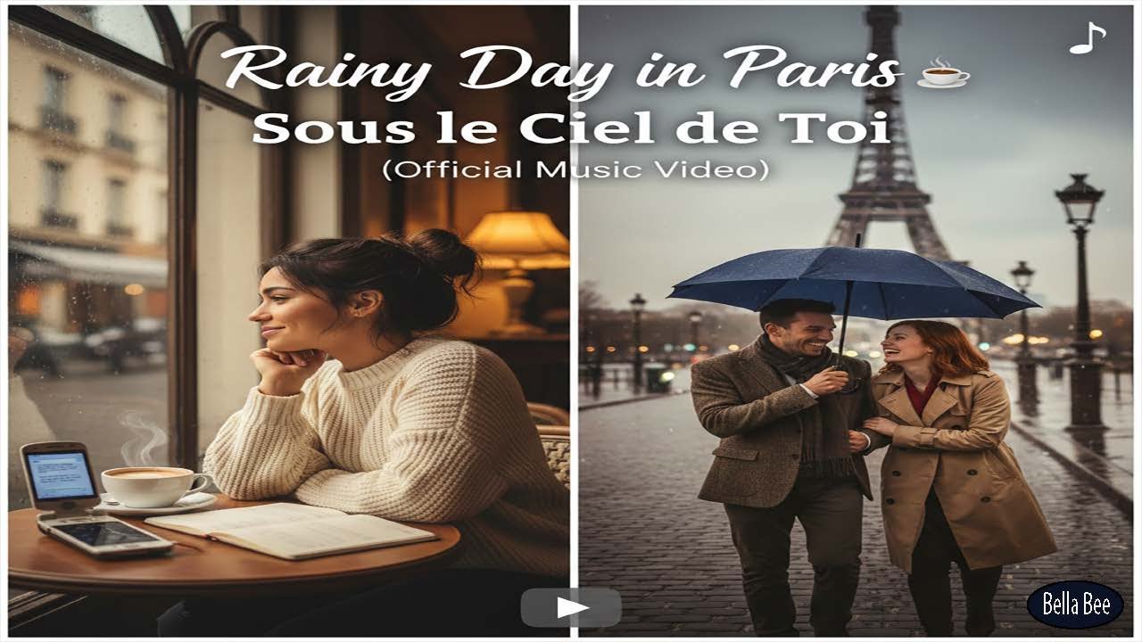 Rainy Day in Paris ☕️ | Sous le Ciel de Toi (Official Music Video)