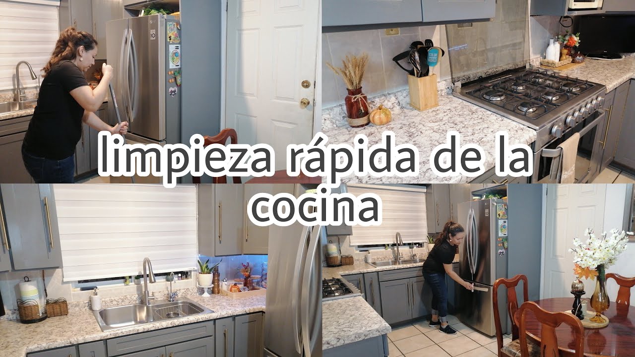 LIMPIEZA RÁPIDA DE LA COCINA|LIMPIA CONMIGO LA COCINA|CRIS TAREAS DEL HOGAR