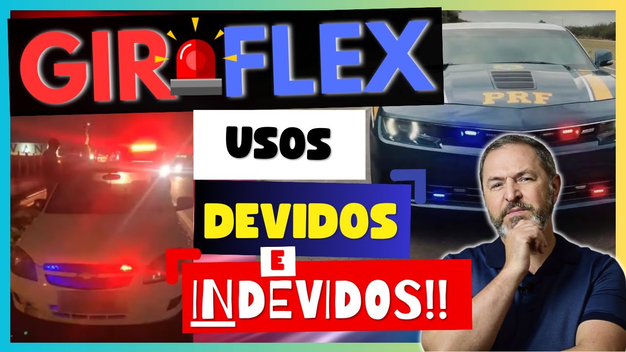 🔴🔵GIROFLEX - Usos DEVIDOS 👍 e  INDEVIDOS 👎 das lanternas especiais de emergência 🚨 e alarme sonoro 🔊