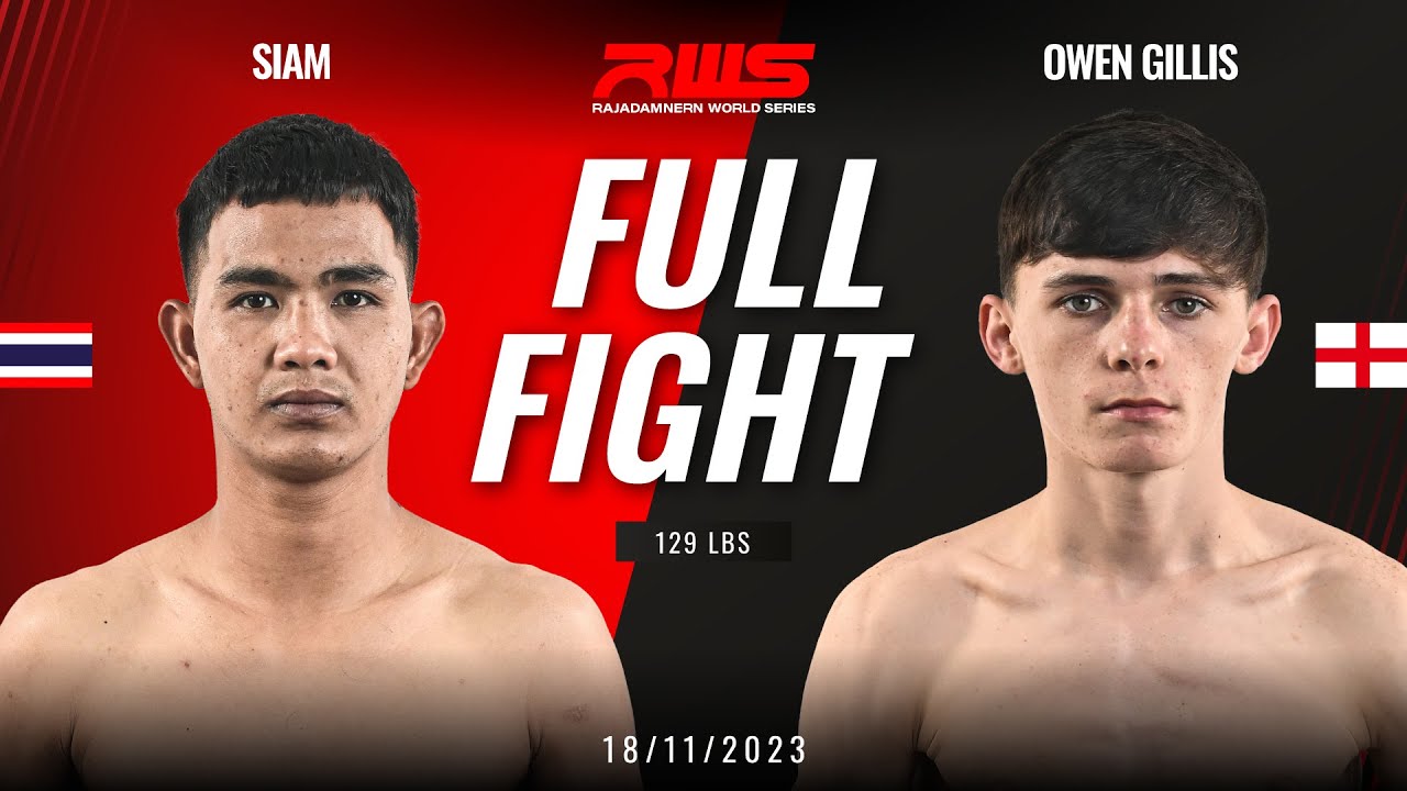 Full Fight l Siam vs. Owen Gillis l สยาม vs. โอเวน จีลิส l RWS