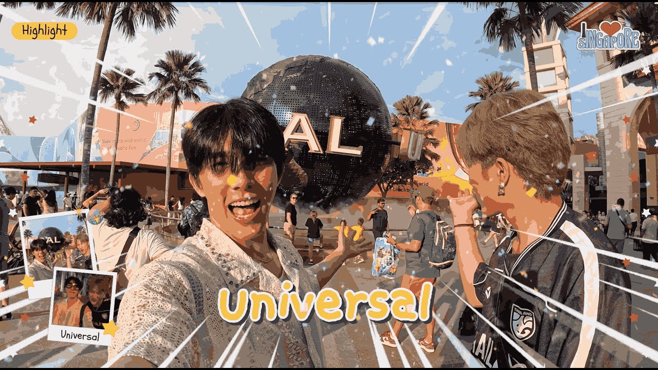 Vlogy Talkie เดินเล่นไม่เดินเรื่อง | BXXM & Peanut ล่าผีจนล่าแบ้ ที่ Universal Studio Singapore!