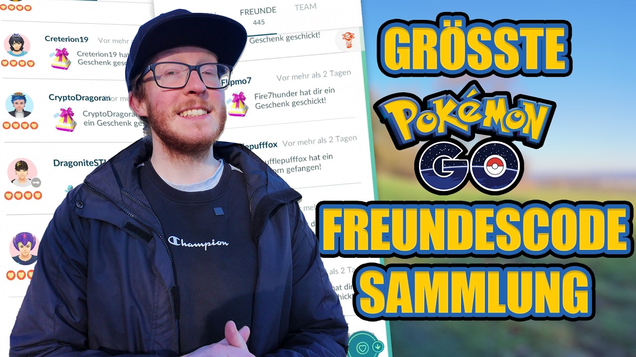 Die GR&Ouml;SSTE Pok&eacute;mon GO Freundescode SAMMLUNG 🔥