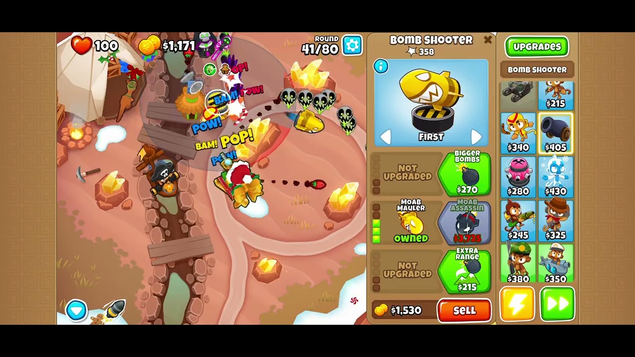 BTD6 HARD: How to WIN THREE MINES ROUND with Captain Churchill,  12-23-25