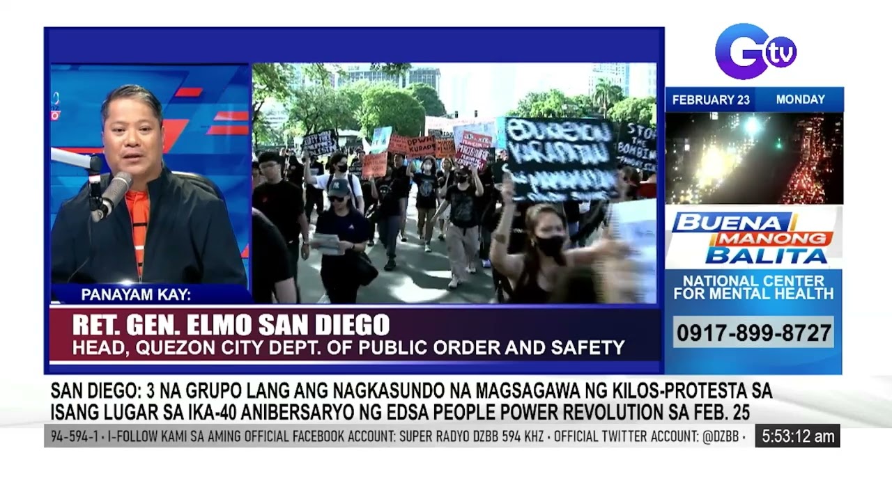 QC LGU, walang tinanggihang rally permit para sa EDSA 40th anniversary rally