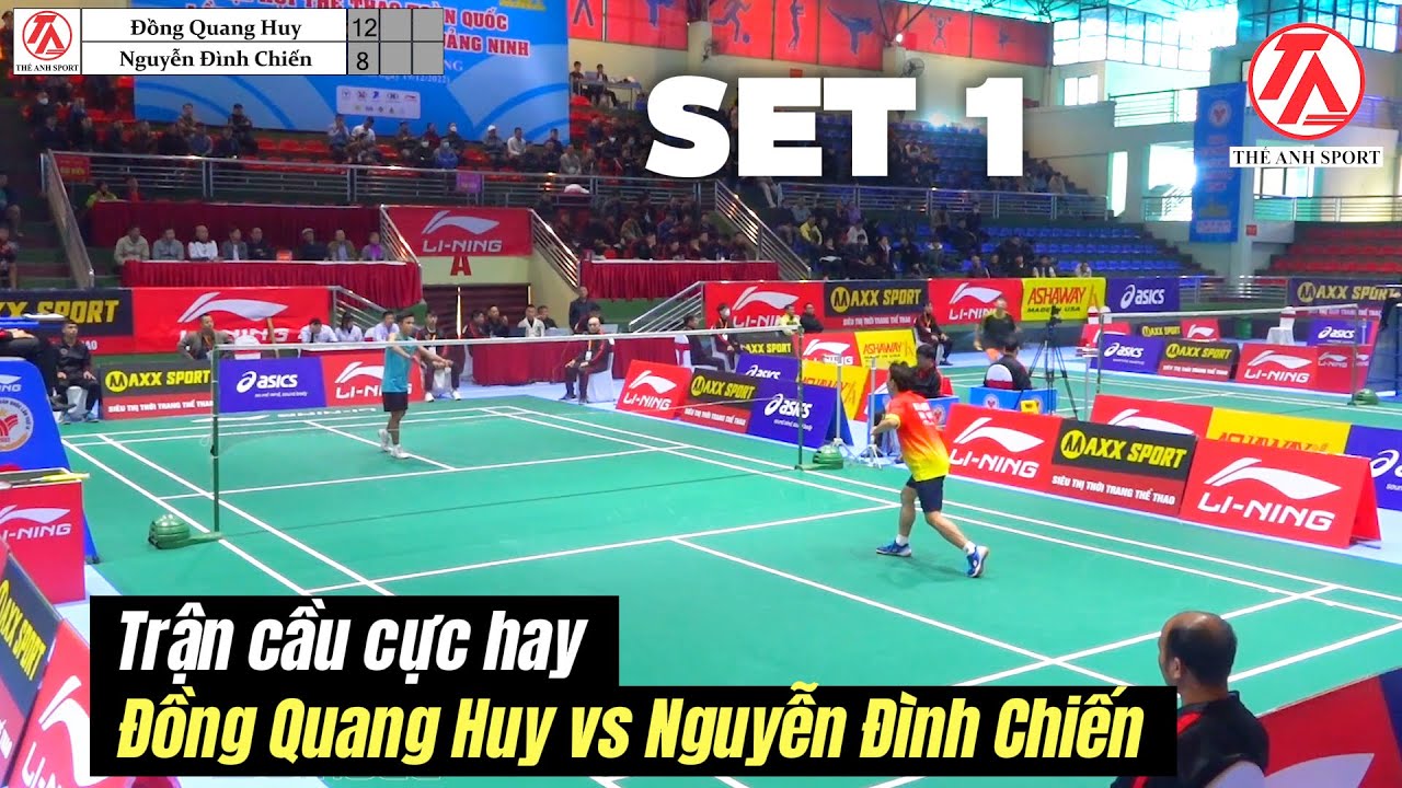 Đồng Quang Huy vs Nguyễn Đình Chiến | Badminton | THẾ ANH SPORT