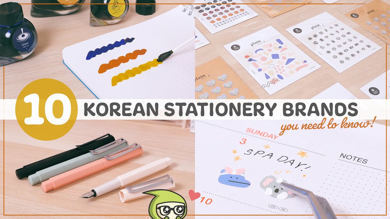 ✨ Best KOREAN Stationery Brands ✨