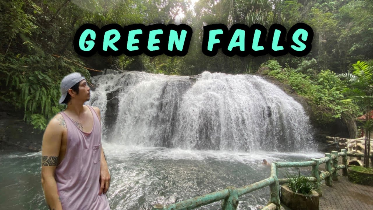 GREEN FALLS  IN TAGO SURIGAO DEL SUR PHILIPPINES