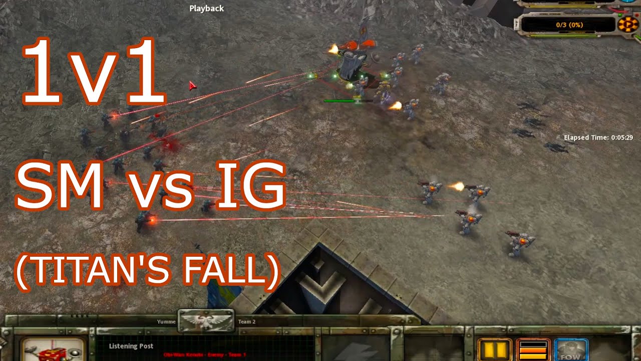 Преданность долгу: Имперская гвардия против Супермена, поединок 1 на 1 на карте «Падение Титана» ...