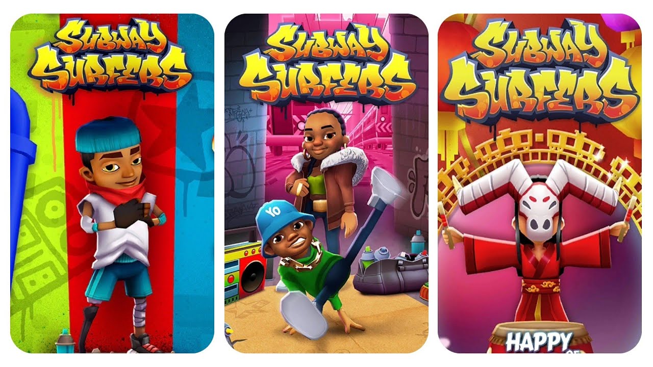 Subway Surfers New York vs Berlin vs Journey to The East