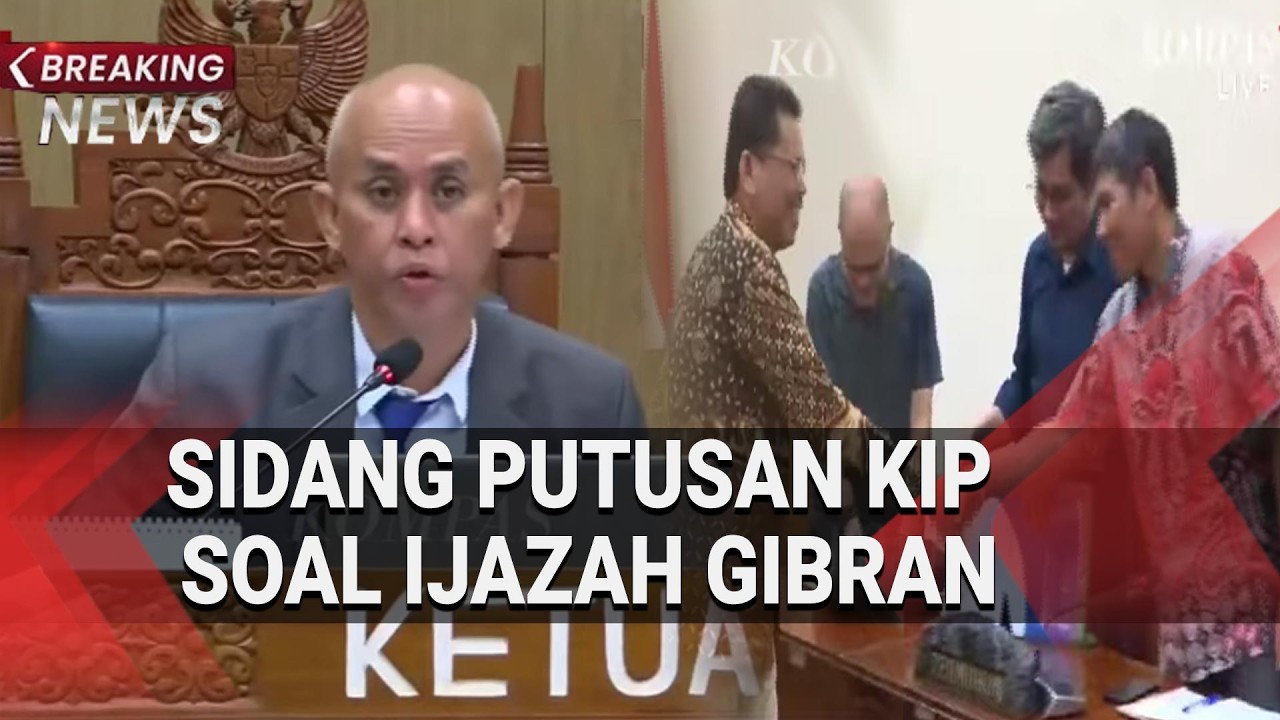 Sidang Putusan KIP Bonatua Silalahi soal Gugatan Ijazah Wapres Gibran