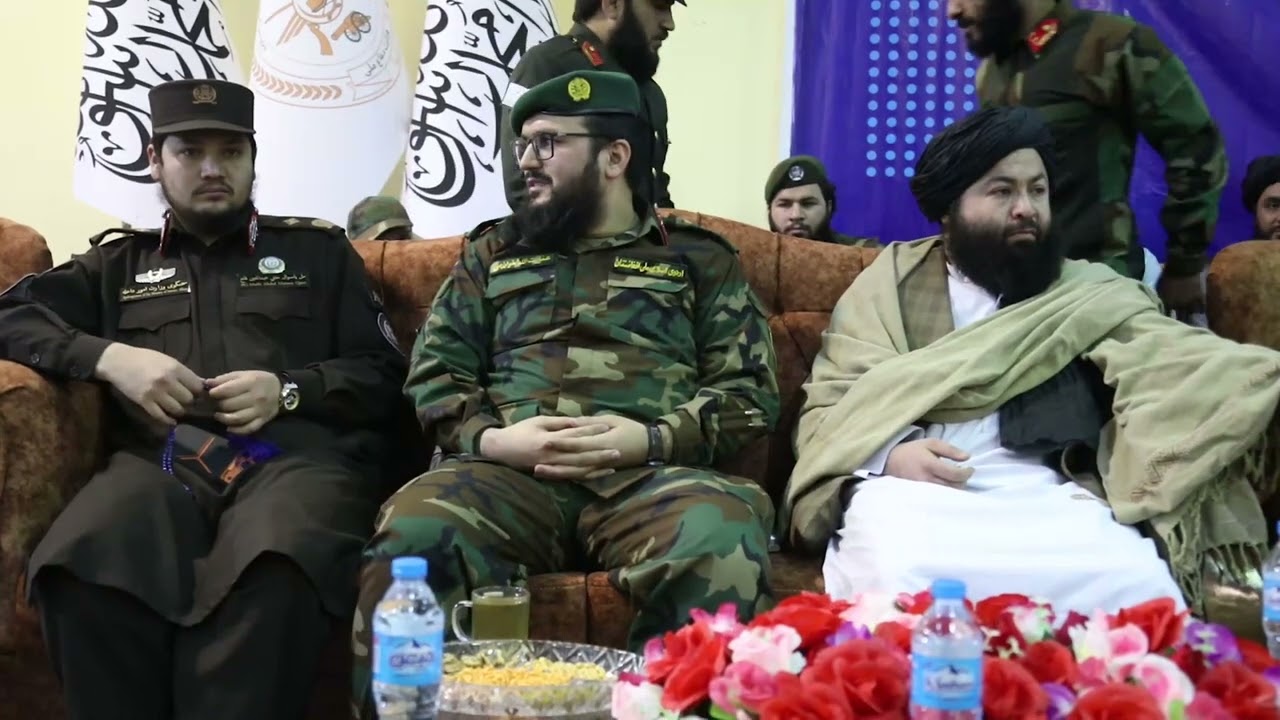 د حضرت معاذ بن جبل (رض) ملي نظامي اکاډمۍ د اوولسمې دورې په فراغت غونډه کې د محترم ملا عبدالغني...