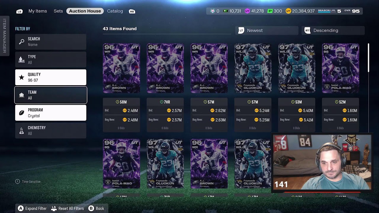 Penix Upgrade? | Season 6 Grind | Giants - O Cardinals - D | !huddle !yt !twitter !promo