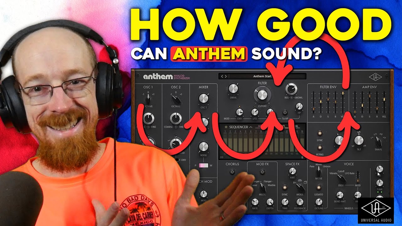 Universal Audio ANTHEM Plugin Review: Bold New Analog Synth with Eric Burgess | UAD