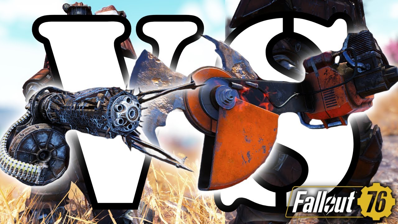 AUTO AXE vs. SHREDDER MINIGUN - Which Is Best? - Turtle's Lab - Fallout 76