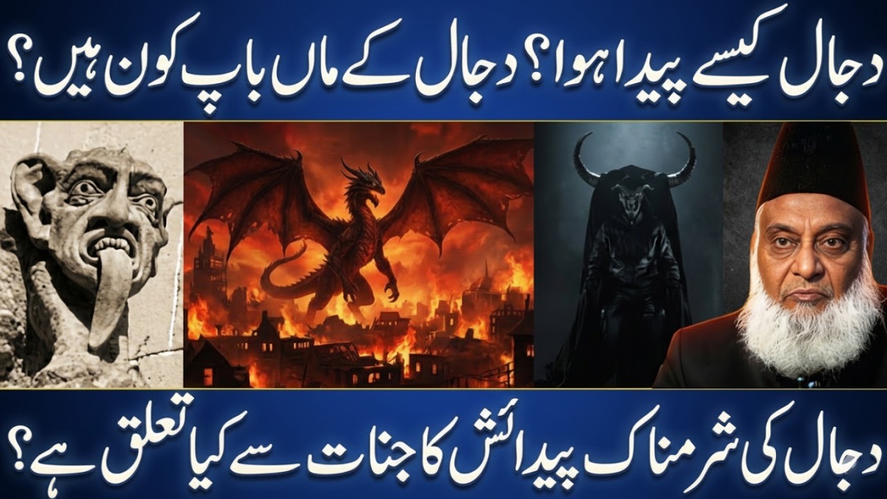 Dajjal Kaise Paida Hua? Maa Baap Kaun? Jinnat Se Kya Talluq Hai? | Dr Israr Ahmad