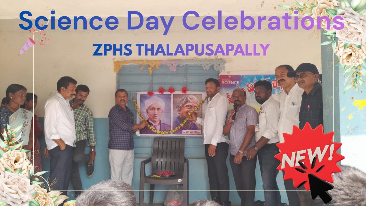 ZPHS THALLAPUSAPALLY Science Day Celebrations