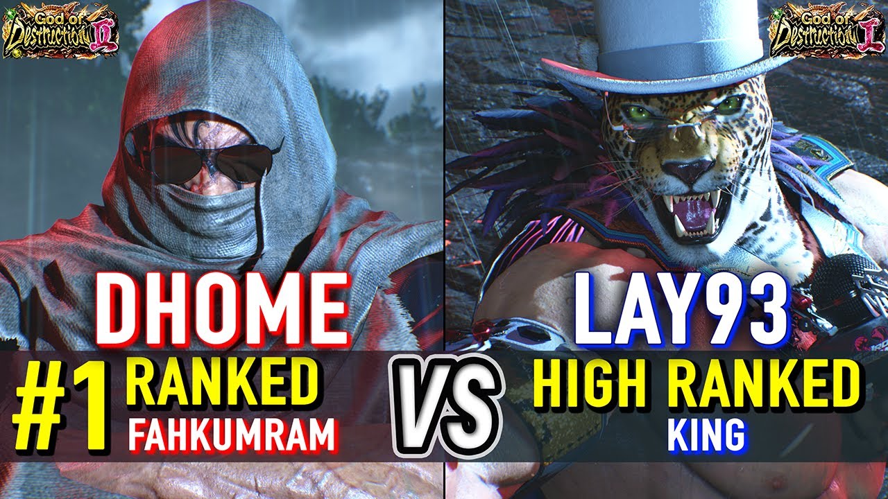 T8 🔥 DHOME50HBK (#1 Ranked Fahkumram) vs OOoLAY93oO (King) 🔥 Tekken 8 High Level Gameplay