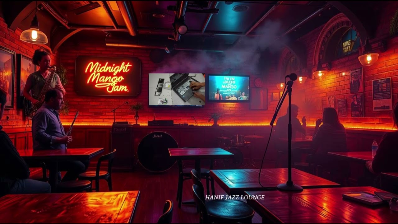 NO ADS Midnight Mango Jam – The Smooth Jazz Café You’ll Never Want to Leave