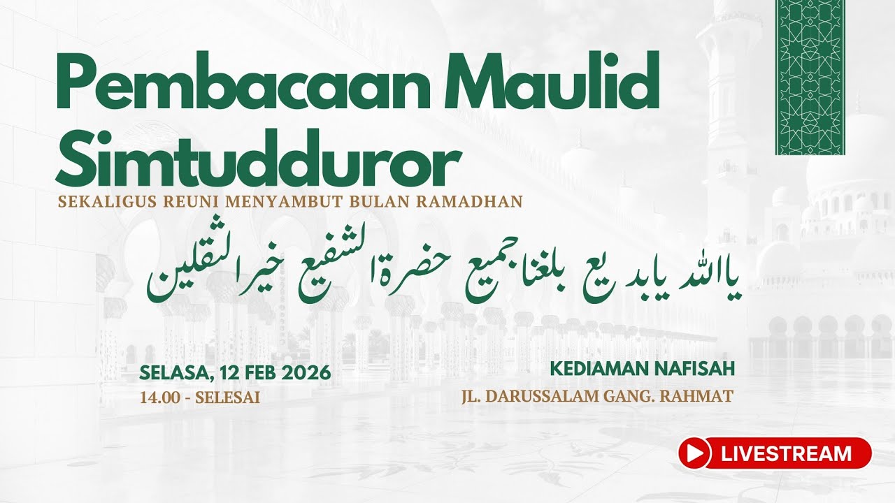 PEMBACAAN MAULID SIMTUDDUROR 