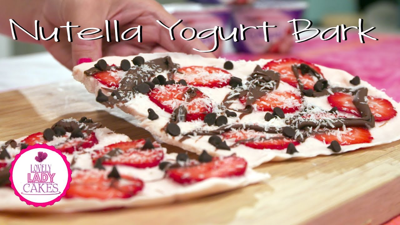 Nutella Yogurt Bark
