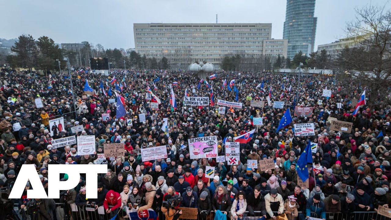 Thousands Rally Across Slovakia in Mass Protest Against Government Policies | APT