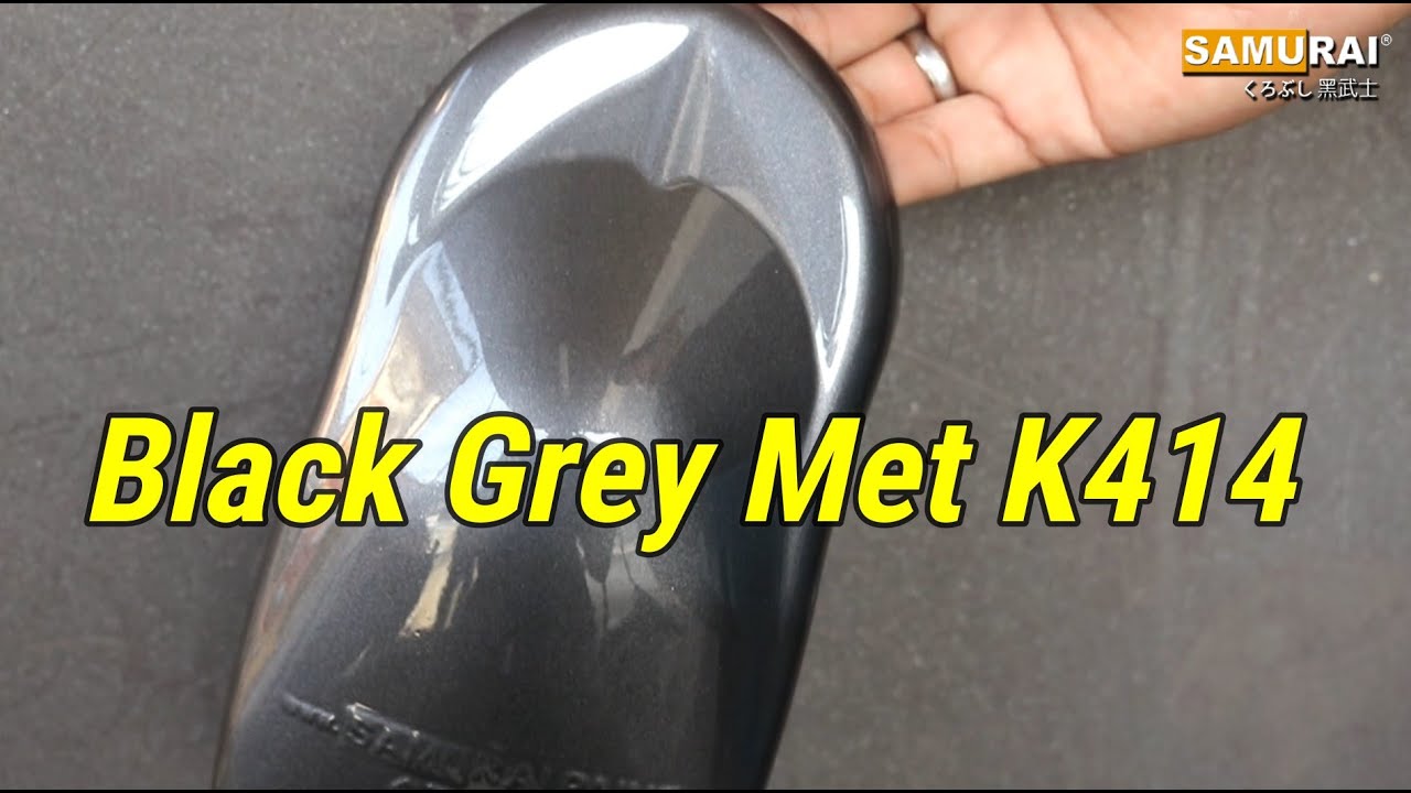 Samurai Paint : Tips Pengecatan Black Grey Met K414 (Kawasaki)