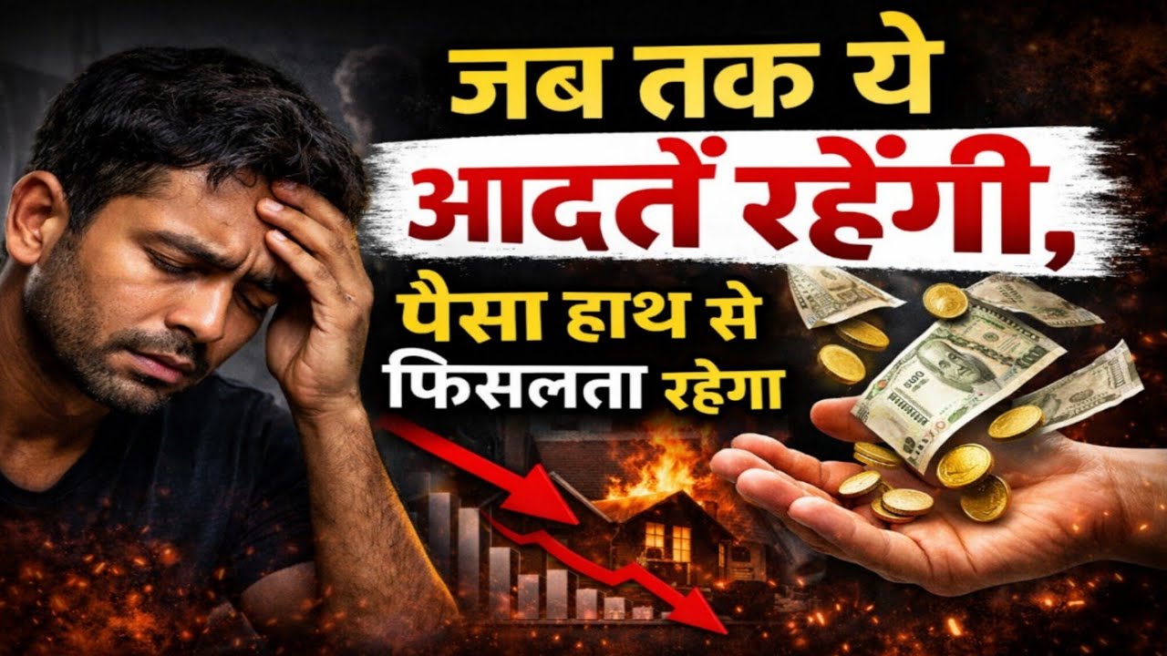 जब तक ये आदतें रहेंगी, पैसा हाथ से फिसलता रहेगा|motivation 