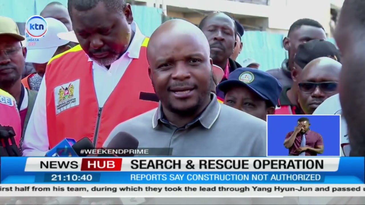 Day two of rescue efforts as two people remain trapped in South C collapse