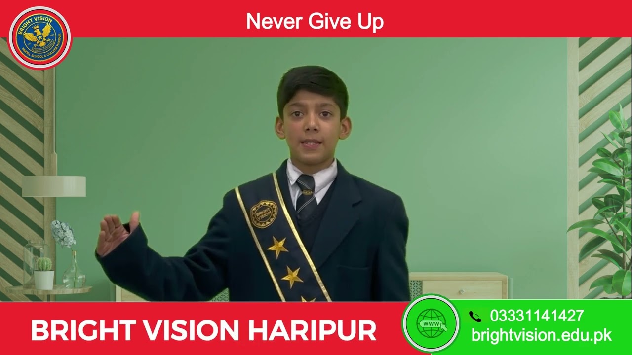 Never give up