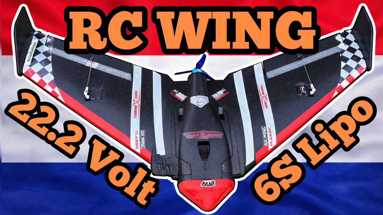 RC WING met 6S Lipo setup, halen we 200 km/u ??